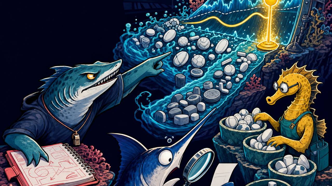 Are player props easier to beat than spreads? visual summary from Shark Snip.